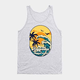 Happiness Comes In Waves Tank Top